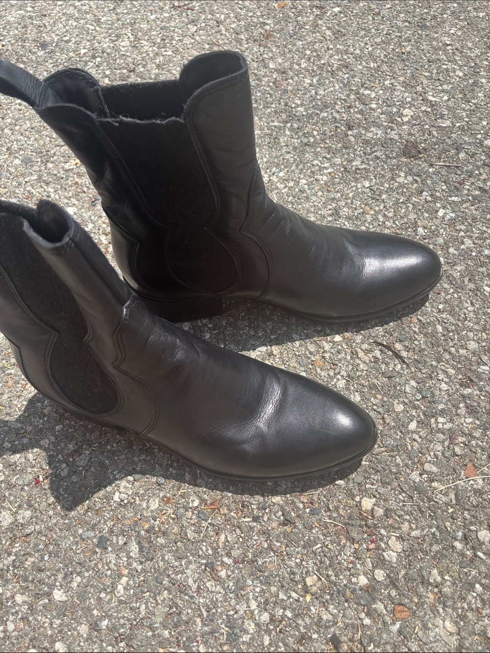 Coach and Four black boots.  New in perfect condition. Size 8.5